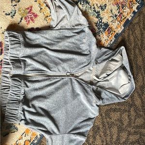 Synched Cropped Hoodie